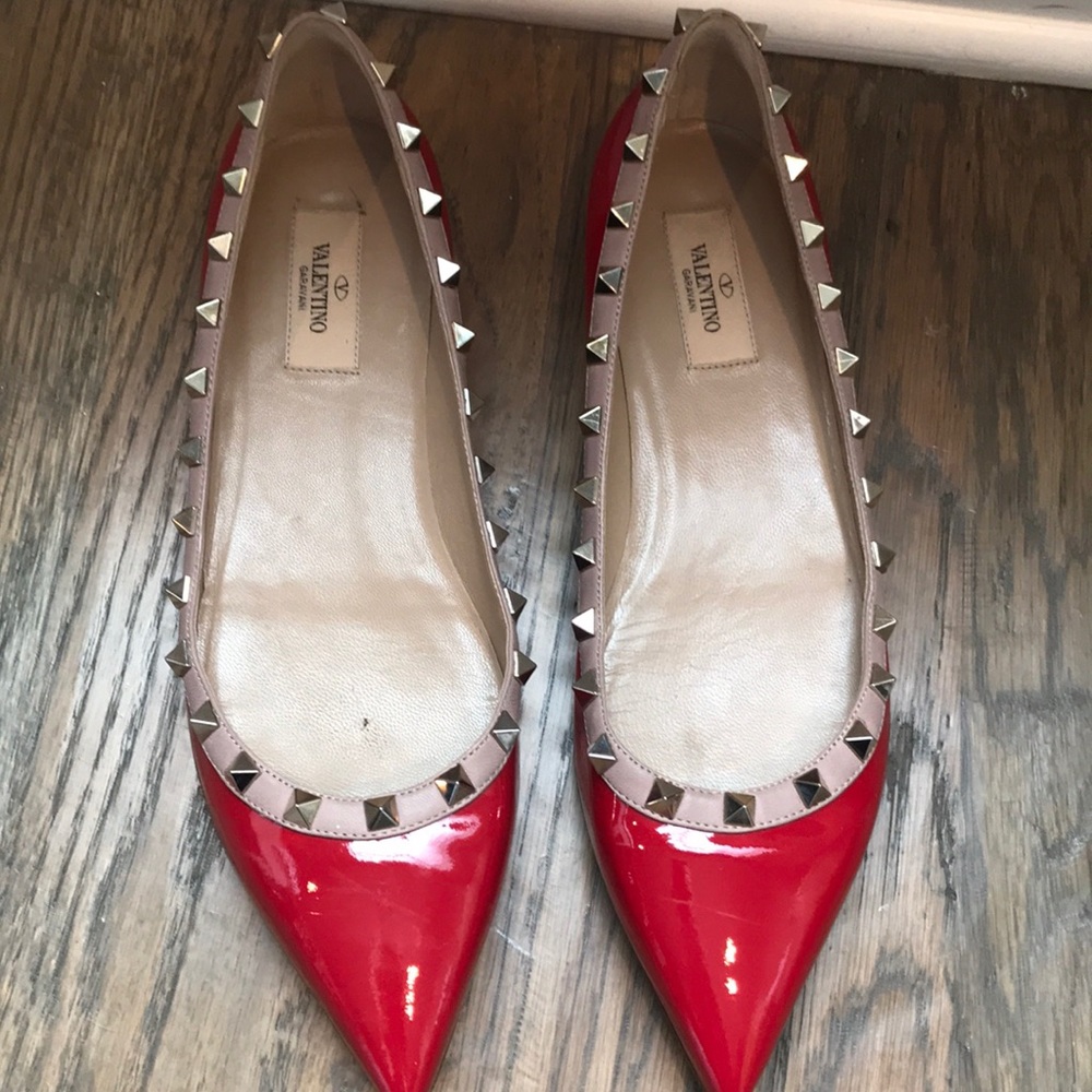 Valentino Garavani Ballerina Studded Flats